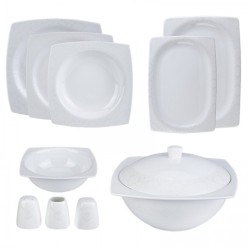 Karaca Fine Bone New Bridal 60 Parça 12 Kişilik Yemek Takımı