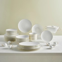 Karaca Red Carpet Collection Fine Pearl Extra Chanak 62 Parça 12 Kişilik Yemek Takımı Gold