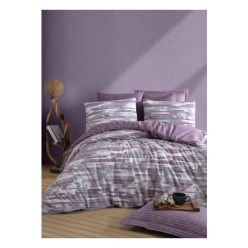 Kobyen Çift Kişilik Nevresim Seti Barry (İndigo / Mürdüm)