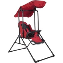 Babyhope 804 Lüks Yatarlı Salıncak Kırmızı/Gri