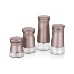 Neva N2489 Sweet Maxi 4'Lü Kavanoz Seti-Rose Chocolate