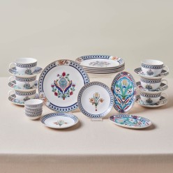 Karaca Forever Bone Palermo 26 Parça 6 Kişilik Kahvaltı Seti