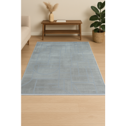 Luca LC04 Anthracite Peluş Dokulu Yumuşak Salon Halısı 100x200