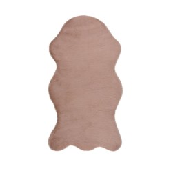 Bunny BN01 Pink Tavşan Postu Yumuşak Pelüş Halı 80x150