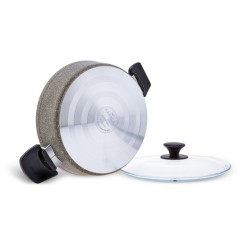 Karaca Biogranit Grey V1 7 Parça Tencere Seti