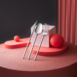 Karaca Visal 316+ Çelik 84 Parça 12 Kişilik Premium Çatal Kaşık Bıçak Seti Kutulu