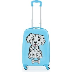 MÇS V307 ABS Çocuk Valiz - Mavi Dalmaçyalı