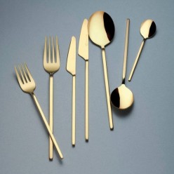 Korkmaz A2512 Sakura Gold 84 Parça Çatal Kaşık Bıçak Seti