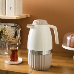 Karaca Gant Cam Sızdırmaz Termos 2 LT  Krem