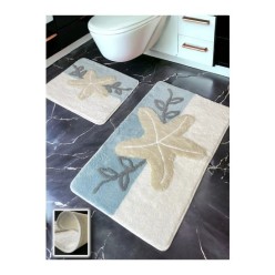 Merrimack Açık Mavi 2’li Banyo Paspası (60x100 50x60 cm)