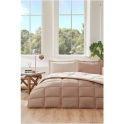 Özdilek Colourist Tek Kişilik Yatak Seti Toprak-Sütlü Kahve