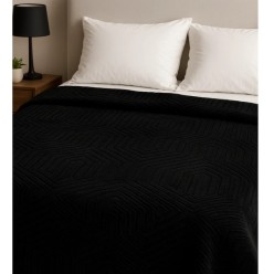 Özdilek Prestige Prestij Çift Kişilik Battaniye Jet Black 160x220