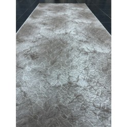 Merinos Kaymaz Taban Yıkanabilir Kesme Yolluk Kahve Rizzy 150L