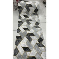 Merinos Kaymaz Taban Yıkanabilir Kesme Yolluk Felix Gri 100L