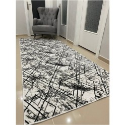 Dinarsu Kaymaz Halı Marsel Gri Kaymaz Taban Yolluk 100L