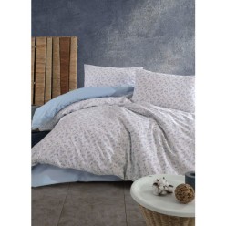 KB Çift Kişilik Nevresim Takımı Karmen Indigo