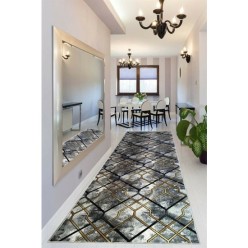 AKSU Jel Kaymaz Taban Yıkanabilir Yumuşak Yüzey Kesme Halı Yolluk Canvas Antrasit 150L