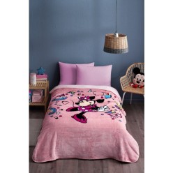 Özdilek Minnie Mouse Icon Disney Lisanslı Tek Kişilik Çocuk Battaniyesi 155x215