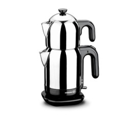 Korkmaz Demtez Inox/Siyah Elektrikli Çaydanlık 1.6 lt A369
