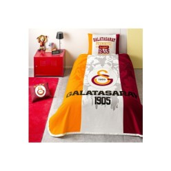 Taç Lisanslı Galatasaray Soccer Tek Kişilik Pamuk Pike Takımı