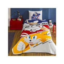 Taç Yeni Sezon Lisanslı Sonic Modern 3 Tek Kişilik Pike Takımı