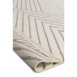 Cotton Halı Sidney SD02 Cream Beige Pelüş Dokulu Salon Makine Halısı 100L