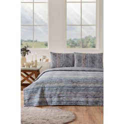 Özdilek Colorado Tek Kişilik Pike Takımı Mavi