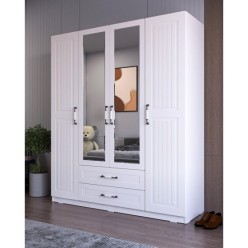 Chancolye Royal 4 Kapaklı Elbise Dolabı