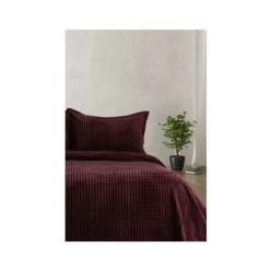 Merinos Modern Line 2 Parça Battaniye Seti Tek Kişilik - Cherry