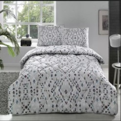 Taç Joan Gri Çift Kişilik Uyku Seti