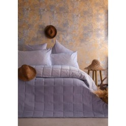 Apricitas Home Çift Kişilik Yatak Örtüsü Takımı Ines Gri - Yatak Örtüsü