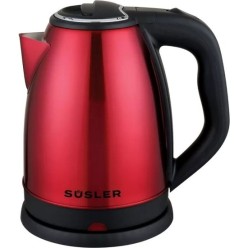 Süsler SS-4110 Spring 1500 W 1.8 lt Kırmızı Çelik Kettle