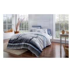 Özdilek Ranforce Tek Kişilik Pike Takımı Wood Mor