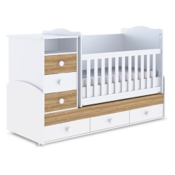 BabyHope 930-57 Vesta 6 Çekmeceli Büyüyen Beşik