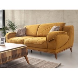 Lammons Gold Salon Üçlü Koltuk