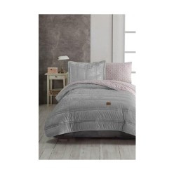 Elart Comfort Set Fancy Gümüş Tek Kişilik