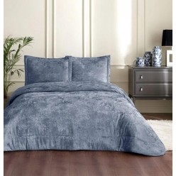 Özdilek Çift Kişilik Yatak Örtüsü Suave Mavi