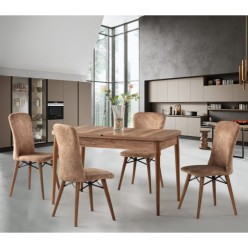 Enzi Collection EN870 Tropik Ceviz Masa / Tropic Walnut Table