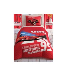 Taç Cars Full Speed Tek Kişilik Disney Complete Set Nevresim Takımı