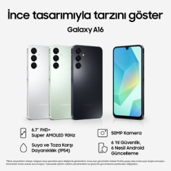 Samsung Galaxy A16 128 GB 6 GB RAM (Samsung Türkiye Garantili)