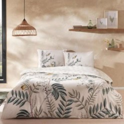 Taç Çift Kişilik Ranforce Nevresim Takımı Liana Bej