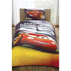 Taç Lisanslı Nevresim Takımı Tek Kişilik Cars Light