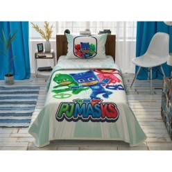 Taç Lisanslı Pija Maskeliler Team Tek Kişilik Pamuk Nevresim Takımı