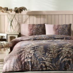 Özdilek Brisa Folha Dört Mevsim Kapitone Nevresim Takımı Çift Kişilik Pudra