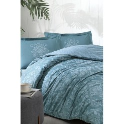 Özdilek Antico Tek Kişilik Ranforce Nevresim Takımı - Petrol