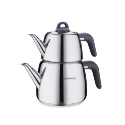 Korkmaz Bella Füme Çaydanlık Takımı A045-03