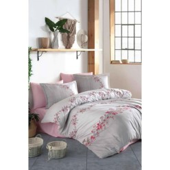 Clasy Çift Kişilik Nevresim Takımı Lorinda Pembe