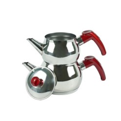 Bykardelen Hünkardem Midi Boy Çaydanlık Takımı - Kırmızı Renk