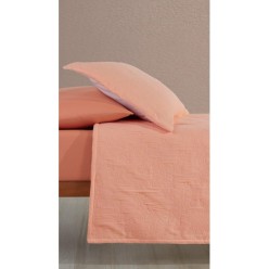 Elart Nice Yatak Örtüsü Tek Kişilik Şeftali