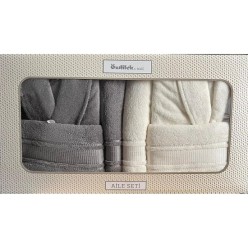 Özdilek Colourıst Gümüş-Beyaz Aile Seti